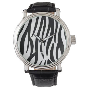 Relógio de Pulso Moderno com Estampa de Zebra - Ab