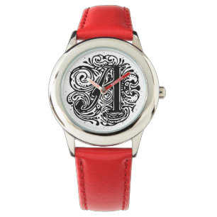 Relógio De Pulso Monarquia - Letra negra "A"