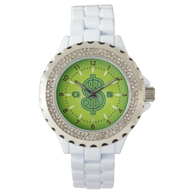 Relógio De Pulso Money Watch - Green (Frente)