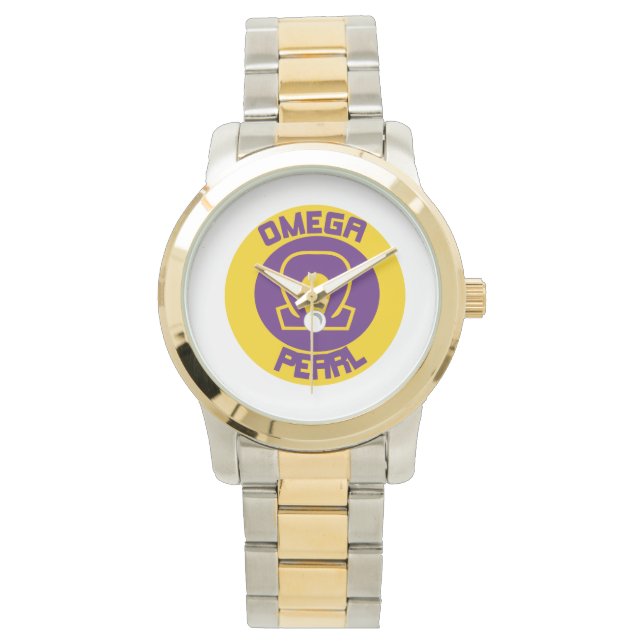 Relógio De Pulso Monitoramento de Dois Toneladas Omega Pearl (Frente)