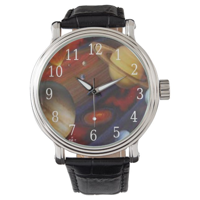 Relógio De Pulso Monitoramento de Espaço (Frente)