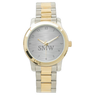 Relógio De Pulso Monograma Personalizado