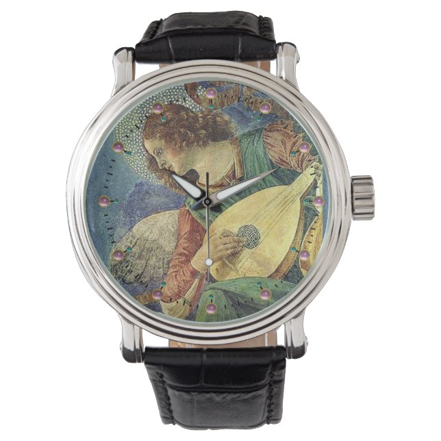 RELÓGIO DE PULSO MÚSICA DO FAZER DE ANGEL DO NATAL/GENS DO AMETISTM (Frente)