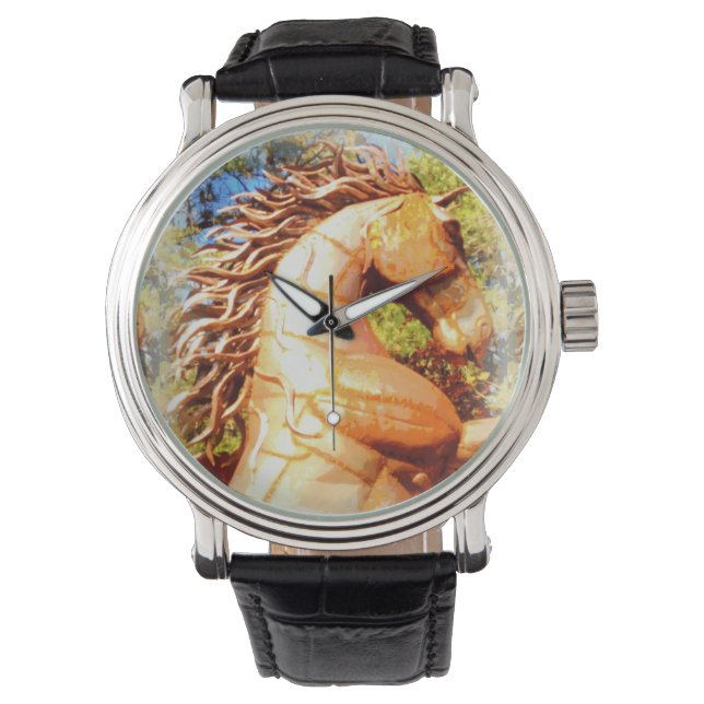 Relógio De Pulso mustang stallion (Frente)