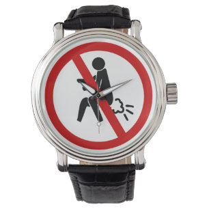 Relógio De Pulso NENHUM ⚠ tailandês engraçado do sinal do toale