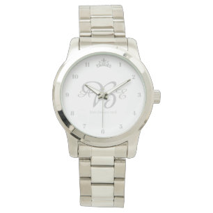 Relógio De Pulso O estilo de Miss EUA Silver Crown Watch