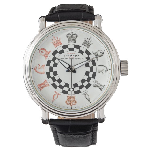Relógio De Pulso O Morphy Chess Watch (Frente)