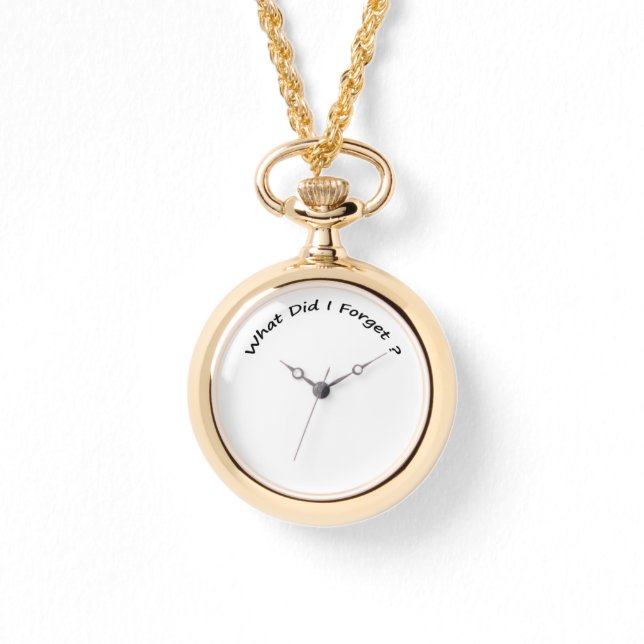 Relógio De Pulso O Que Eu Esqueci? (Frente)