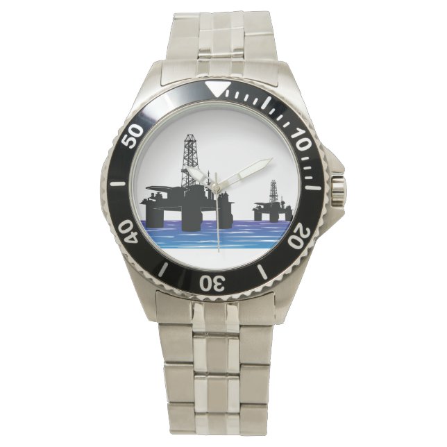Relógio De Pulso Oil Rigs Watch (Frente)