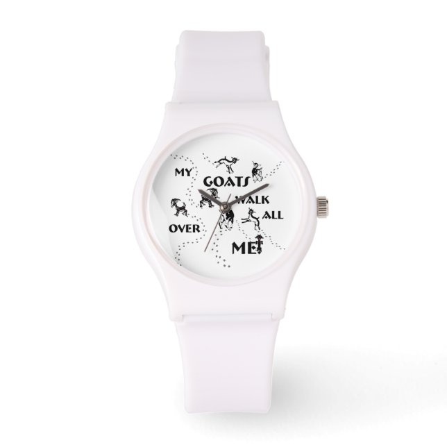 Relógio De Pulso Os meus cabras andam por mim (Frente)