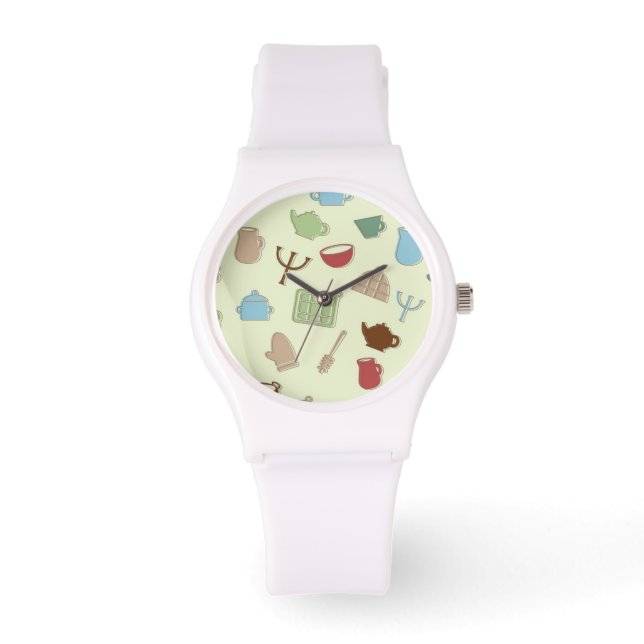 Relógio De Pulso Padrão da cozinha (Frente)