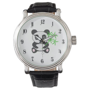 Relógio De Pulso Panda engraçada