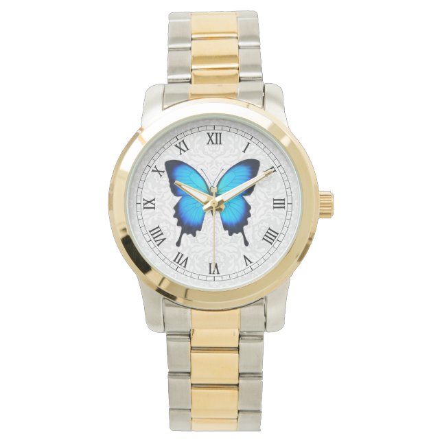 Relógio De Pulso Papilio Ulysses Blue Butterfly Watch (Frente)