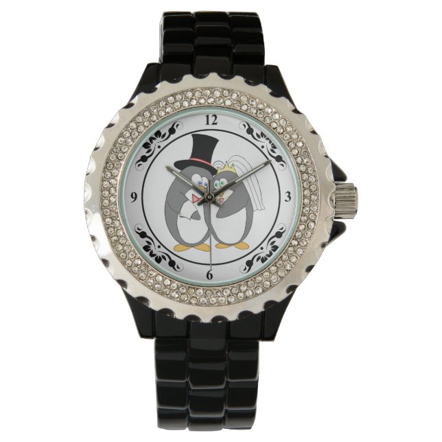 Relógio De Pulso Penguin Love Women's Watch (Frente)