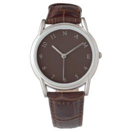 Relógio De Pulso Personalizado Nome Personalizado Mens Clássicos do