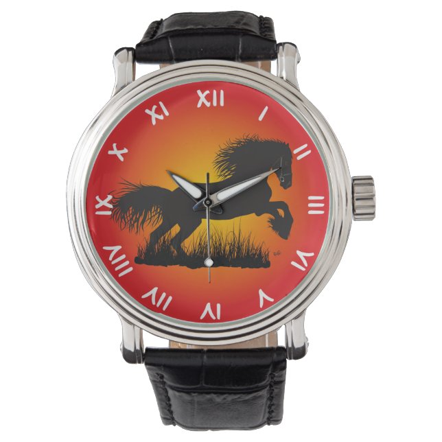 Relógio De Pulso Pferd - Mustang Uhr (Frente)
