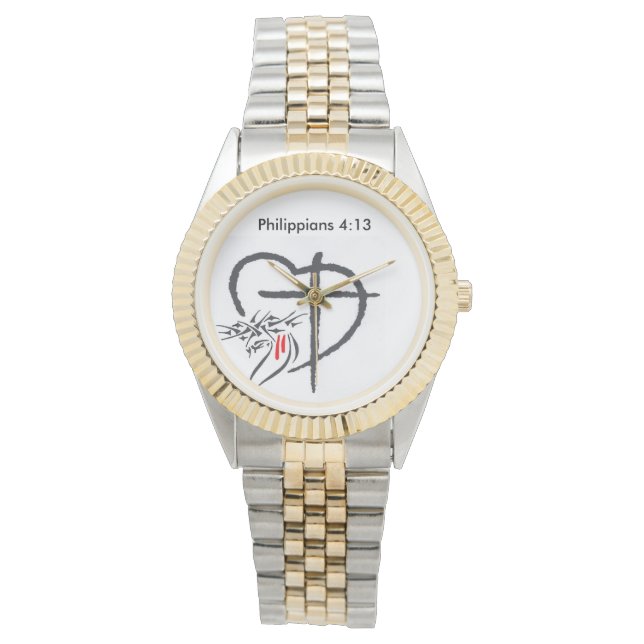 Relógio De Pulso Phil 4:13 Observatório masculino (Frente)