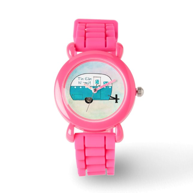 Relógio De Pulso PINK WATCH | Retro Camper (Frente)