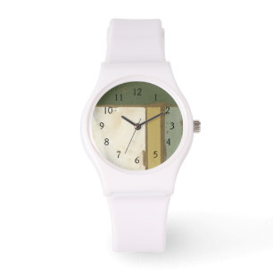 Relógio De Pulso Pintura em painel meteorológico por Jennifer Gold