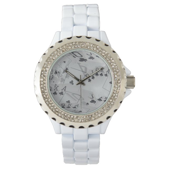 Relógio De Pulso Poker Royal Club Flush Pattern, (Frente)