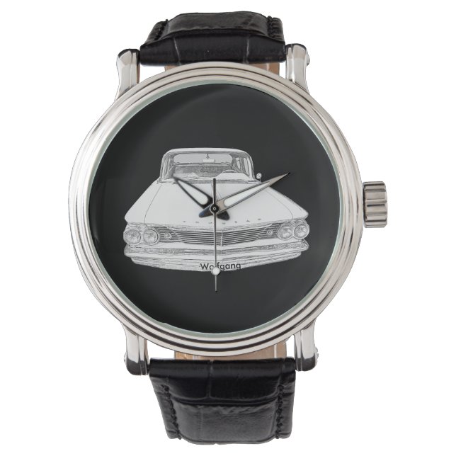 Relógio De Pulso Pontiac com nomes (Frente)