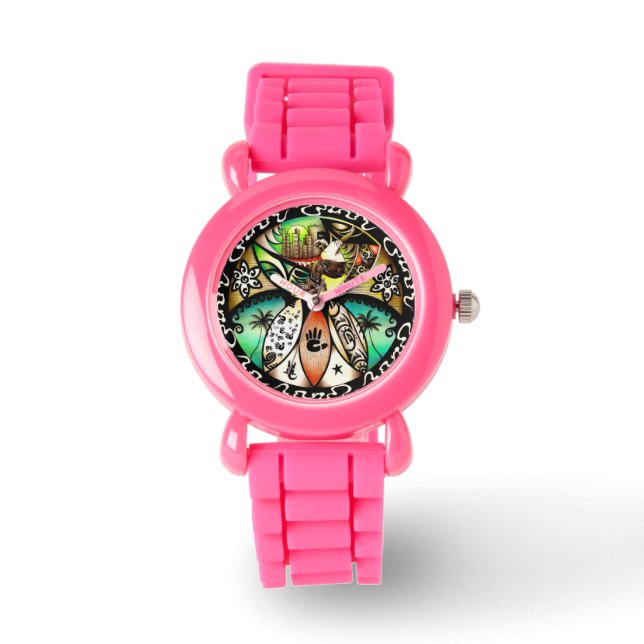 Relógio De Pulso Posto Apocalyptic Skateboard (Frente)