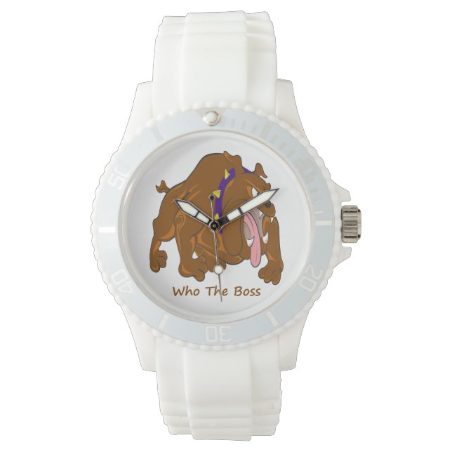 Relógio De Pulso Quem é o chefe (Frente)