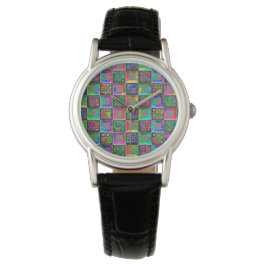 Relógio De Pulso Rainbow Squares Fashion Watch por Julie Everhart