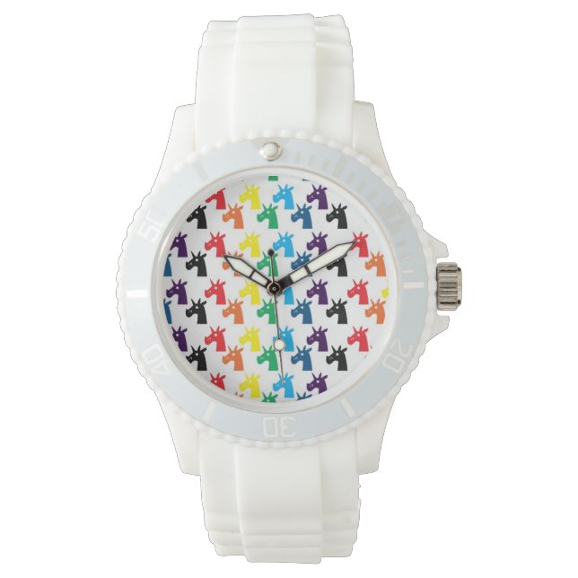 Relógio De Pulso Rainbow Unicorn Watch (Frente)