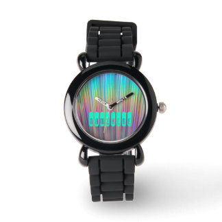 Relógio De Pulso Rainbow Watch. Holográfico! Adicione nome ou logot