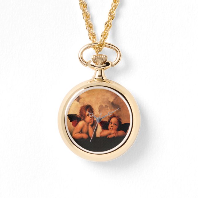 Relógio De Pulso Raphael Angelic Cherub Art