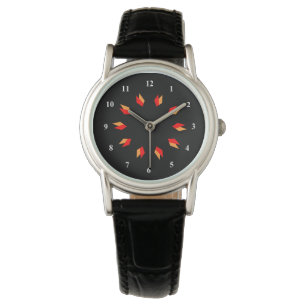 Relógio De Pulso Red, Dourado e Black Mandala Watch