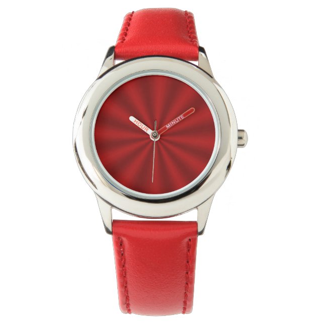 Relógio De Pulso Red Starburst Watch (Frente)