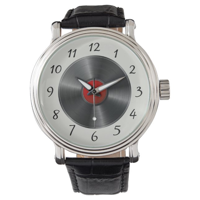 Relógio De Pulso Registro de vinilo (Frente)