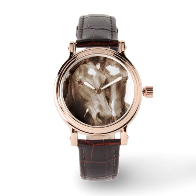 Relógio De Pulso Retrato de Cavalo III (Frente)