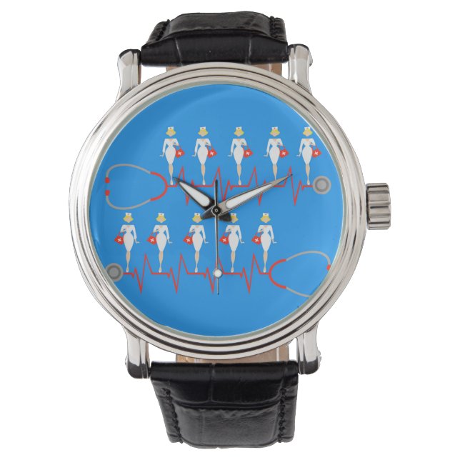 Relógio De Pulso Retro Nurss Watch (Frente)
