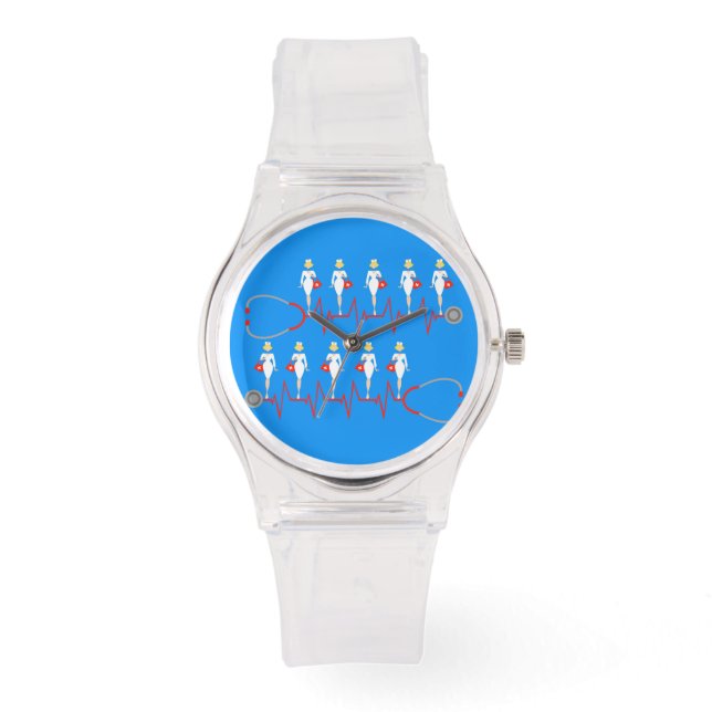 Relógio De Pulso Retro Nurss Watch (Frente)