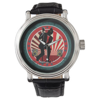 Relógio De Pulso Retro Rock n Roll Music Watch