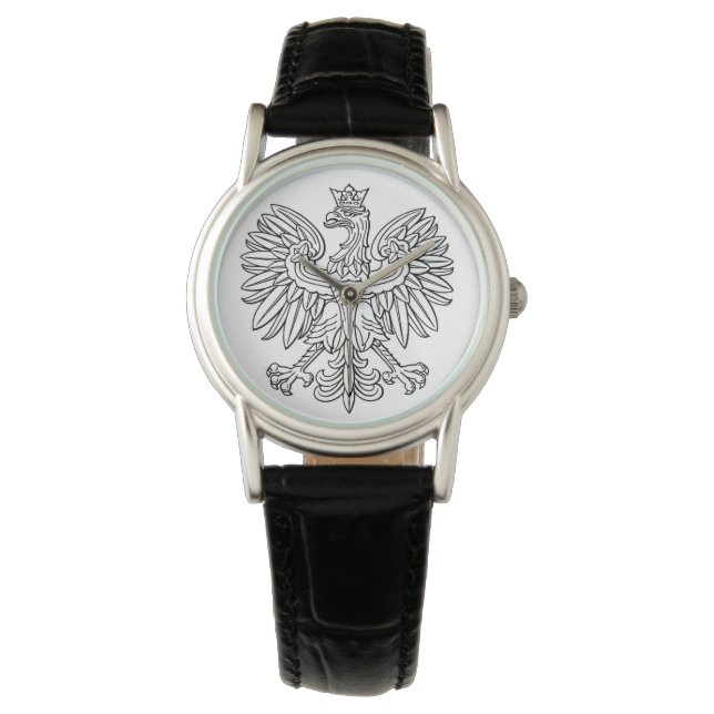 Relógio De Pulso Rhinestone White Enamel Watch (Frente)