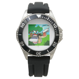 Relógio De Pulso Rick London Funny Slug Traffic Cop Watch