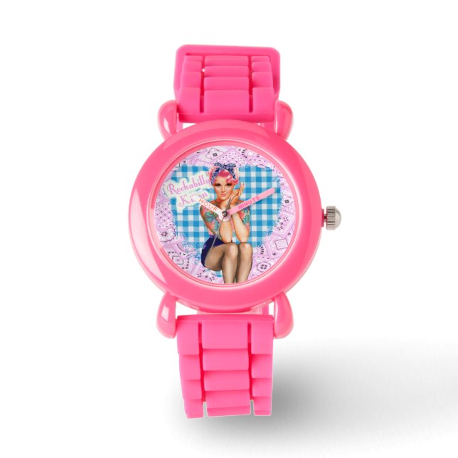 Relógio De Pulso Rockabilly Kitten Watch (Frente)