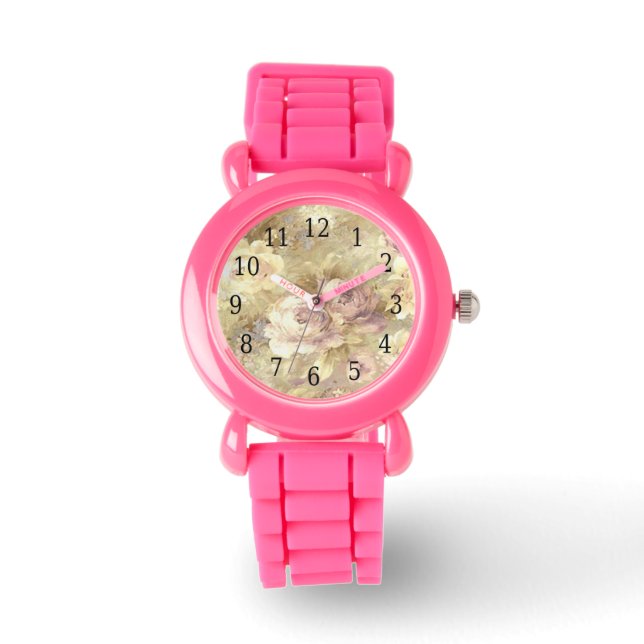 Relógio De Pulso Rosa Garden Watch (Frente)