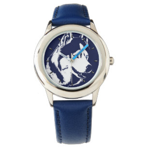 Relógio De Pulso Rouco Watch Siberian Husky Malamuute Wrist Watch