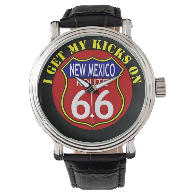 Relógio De Pulso Route 66 Watch Novo México (Frente)