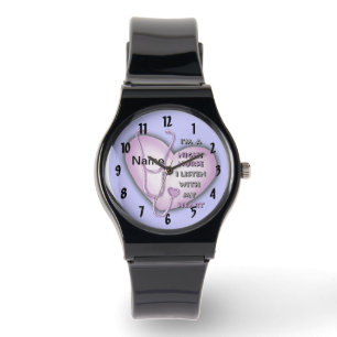 Relógio De Pulso Roxo Night Nurse Heart Watch
