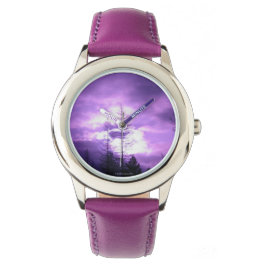 Relógio De Pulso Roxo Sky Watch
