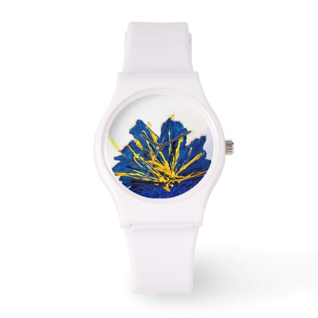 Relógio De Pulso Royal Flower Art Watch (Frente)