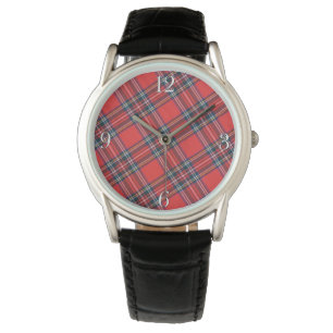 Relógio De Pulso Royal Stewart Scottish Highlands Tartan Watch