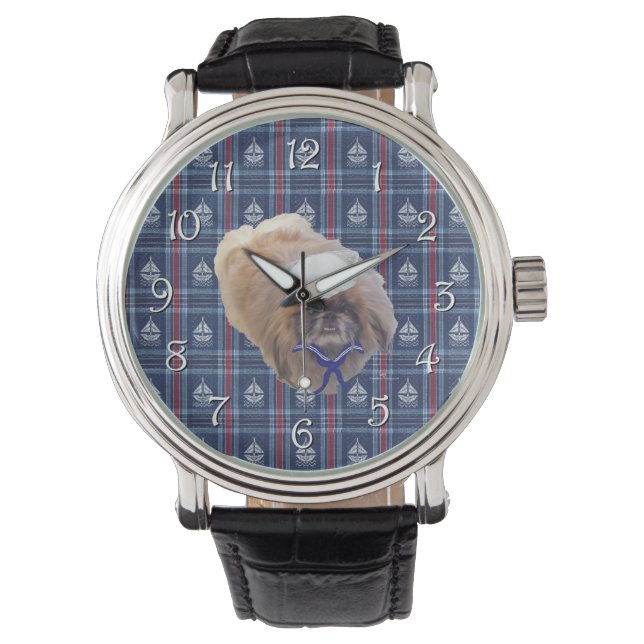 Relógio De Pulso Sailor Pekingese (Frente)