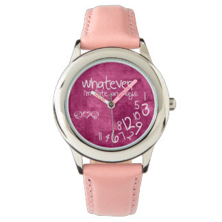 Relógio De Pulso Seja como for, estou atrasado